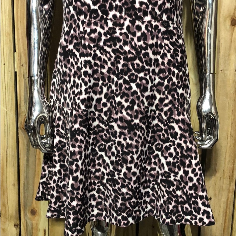 Rebecca Taylor purple animal print dress - Picture 4 of 6
